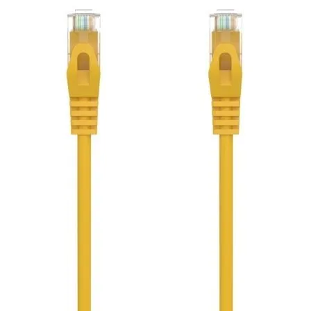 Cable de Red RJ45 AWG24 UTP Aisens A145-0567 Cat.6A/ LSZH/ 1.5m/ Amarillo - Frikibase