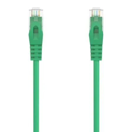Cable de Red RJ45 AWG24 UTP Aisens A145-0578 Cat.6A/ LSZH/ 30cm/ Verde - Frikibase