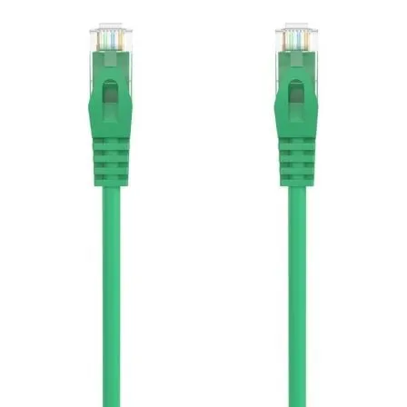 Cable de Red RJ45 AWG24 UTP Aisens A145-0581 Cat.6A/ LSZH/ 1.5m/ Verde - Frikibase