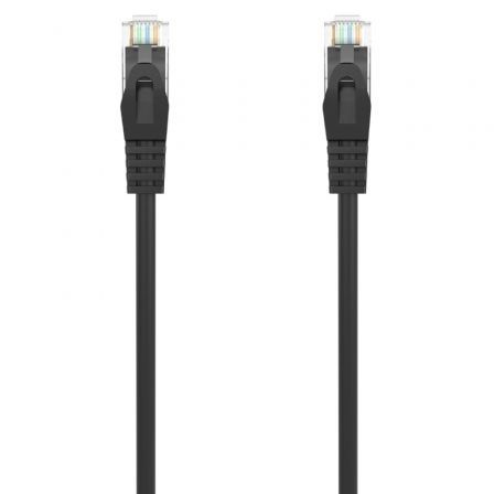 Cable de Red RJ45 AWG24 UTP Aisens A145-0585 Cat.6A/ LSZH/ 30cm/ Negro - Frikibase