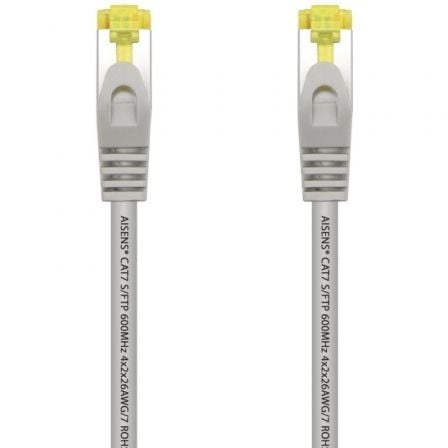 Cable de Red RJ45 S/FTP Aisens A146-0332 Cat.7/ 25cm/ Gris - Frikibase