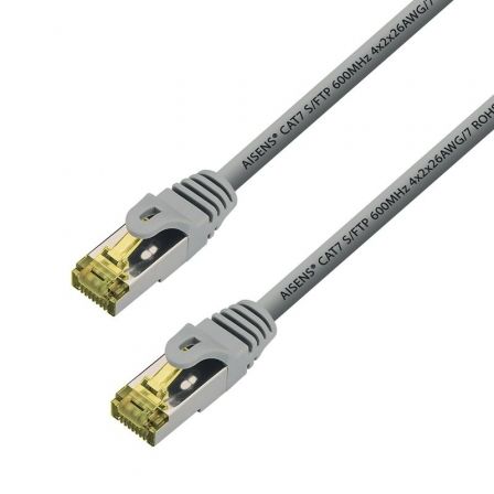 Cable de Red RJ45 S/FTP Aisens A146-0335 Cat.7/ 2m/ Gris - Frikibase