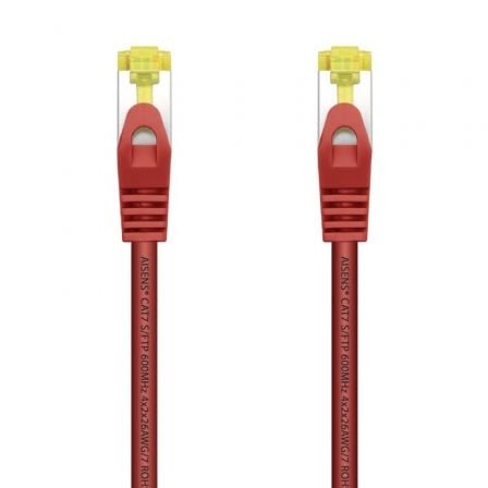 Cable de Red RJ45 SFTP Aisens A146-0471 Cat.7/ 2m/ Rojo - Frikibase
