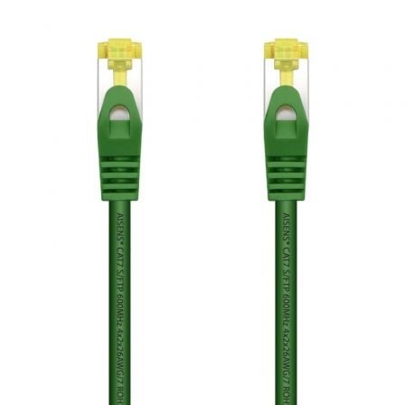 Cable de Red RJ45 SFTP Aisens A146-0482 Cat.7/ 1m/ Verde - Frikibase