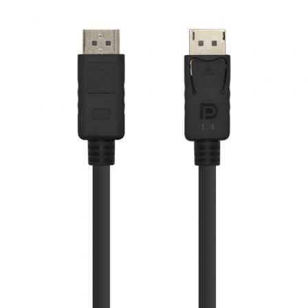 Cable DisplayPort 1.4 8K Aisens A149-0390/ DisplayPort Macho - DisplayPort Macho/ 2m/ Negro - Frikibase