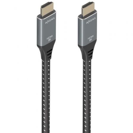 Cable HDMI 2.1 8K Aisens A150-0877/ HDMI Macho - HDMI Macho/ 7m/ Gris y Negro - Frikibase