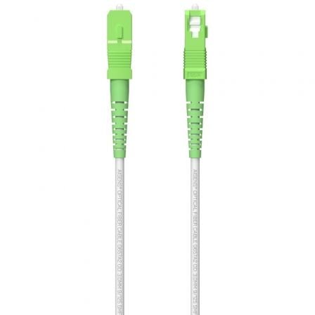 Cable de Fibra Óptica G657A2 3.0 9/125 SMF Aisens A152-0616/ LSZH/ 80m/ Blanco - Frikibase