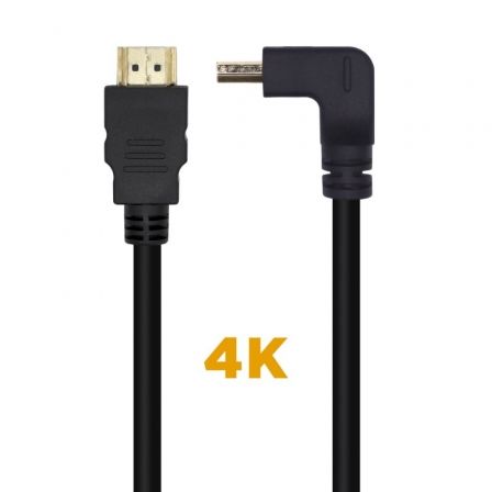 Cable HDMI 2.0 4K Aisens A120-0456/ HDMI Macho - HDMI Macho/ 1m/ Negro - Frikibase