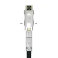 Cable HDMI 2.0 AOC 4K Desmontable Aisens A148-0510/ HDMI Macho / D Macho - HDMI Macho/ 15m/ Negro – imagen 3