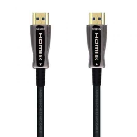 Cable HDMI 2.1 AOC 8K Aisens A153-0520/ HDMI Macho - HDMI Macho/ 40m/ Negro - Frikibase