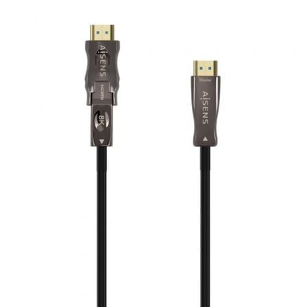 Cable HDMI 2.1 AOC 8K Desmontable Aisens A153-0645/ HDMI Macho / D Macho - HDMI Macho/ 20m/ Negro - Frikibase