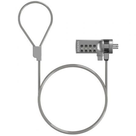 Cable de Seguridad para Portátiles Aisens ASLK-D40N01-SL/ 1.5m - Frikibase