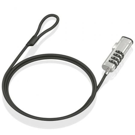 Cable de Seguridad Tipo NANO para Portátiles Aisens ASLK-D50N05-BK/ 1.5m - Frikibase
