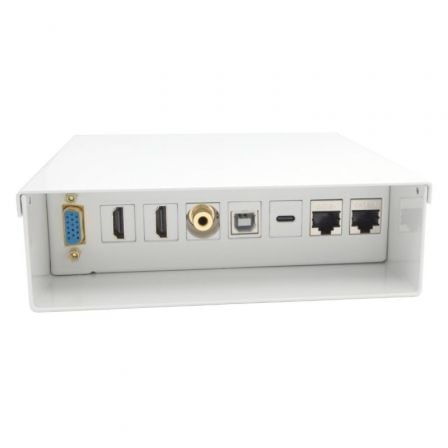 Caja de Conexiones Aisens A127-0720/ VGA - 2x HDMI - Jack 3.5 - USB Tipo-C - USB - 2x RJ45 - Frikibase