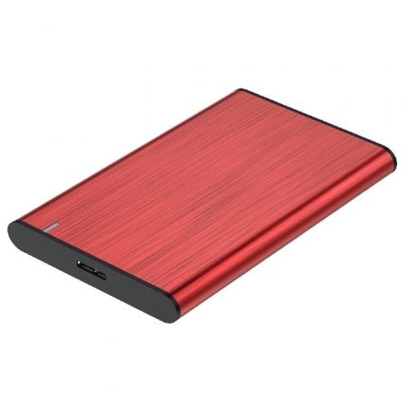 Caja Externa para Disco Duro de 2.5" Aisens ASE-2525RED/ USB 3.1/ Sin tornillos - Frikibase