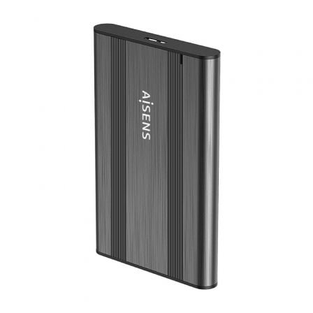 Caja Externa para Disco Duro de 2.5" Aisens ASE-2526GR/ USB 3.1/ Sin tornillos - Frikibase