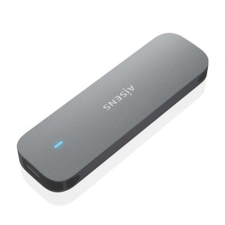 Caja Externa para Disco SSD M.2 SATA Aisens ASM2-006GRY/ USB 3.1/ Sin tornillos - Frikibase