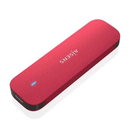 Caja Externa para Disco SSD M.2 NVMe Aisens ASM2-027RED/ USB 3.2/ Sin tornillos - Frikibase