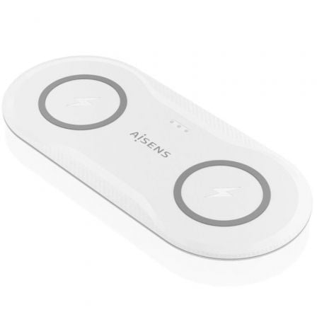 Base de carga Inalámbrica Aisens ASCH-15W2WC059-W/ 15W/ Blanco - Frikibase