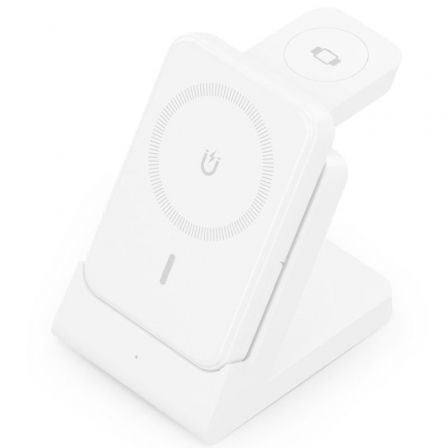 Base de carga Inalámbrica Aisens ASCH-15W4WC063-W/ 15W/ Blanco - Frikibase
