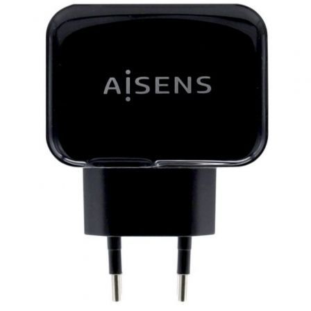 Cargador de Pared Aisens A110-0440/ 2xUSB/ 17W - Frikibase