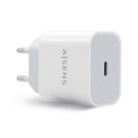 Cargador de Pared Aisens A110-0537/ 1xUSB Tipo-C/ 20W - Frikibase