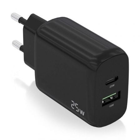 Cargador de Pared Aisens A110-0759/ 1xUSB Tipo-C/ 1xUSB/ 25W - Frikibase