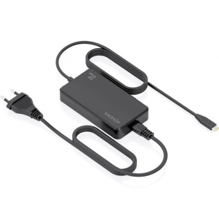 Cargador Sobremesa GaN Aisens ASCH-1PD65D068-BK/ 1xUSB Tipo-C/ 65W - Frikibase