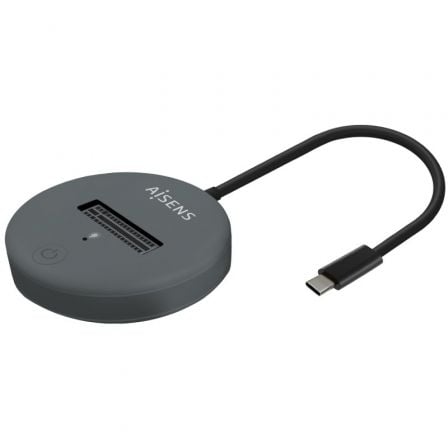Dock USB Tipo-C para SSD M2 SATA/NVMe Aisens ASUC-M2D014-GR/ Gris - Frikibase