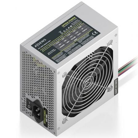 Fuente de Alimentación Aisens ASPC-500ATX-SEO/ 500W/ Ventilador 12cm - Frikibase