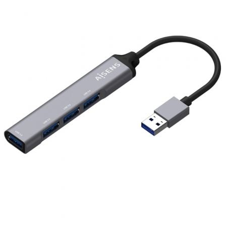 Hub USB 3.0 Aisens A106-0540/ 4xUSB - Frikibase