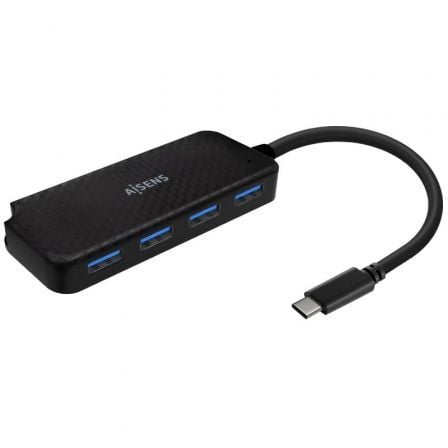 Hub USB Tipo-C Aisens A109-0715/ 4xUSB - Frikibase