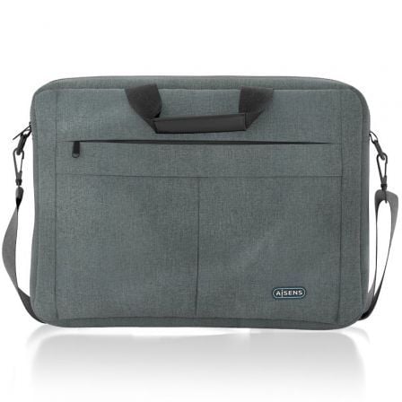 Maletín Aisens ASBG-BC025-GR para Portátiles hasta 15.6"/ Gris - Frikibase