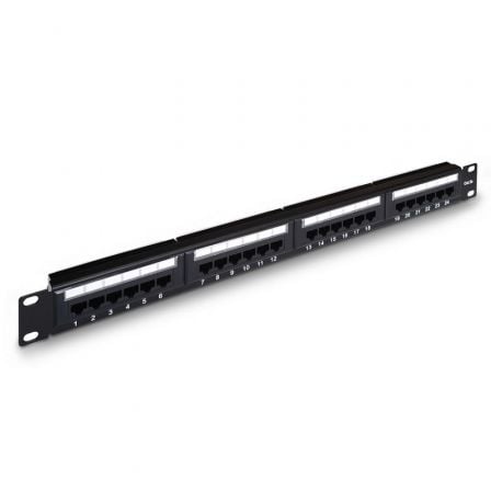 Patch Panel Aisens A141-0307/ 24 Puertos/ Cat.5e/ Altura 1U - Frikibase