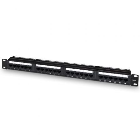 Patch Panel Aisens A141-0509/ 24 Puertos/ Cat.6/ Altura 1U/ Gestión de Cables - Frikibase