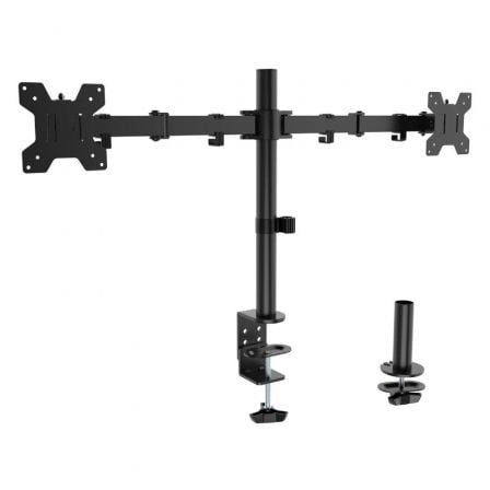 Soporte de Mesa para 2 Monitores Aisens DT32TSR-279/ Giratorio/ Inclinable/ hasta 10kg - Frikibase