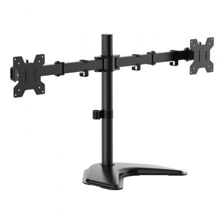 Soporte de Sobremesa para 2 Monitores Aisens DT32TSR-285/ Giratorio/ Inclinable/ hasta 10kg - Frikibase