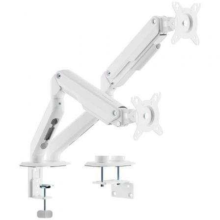 Soporte de Mesa con Contrapeso para 2 Monitores Aisens DT32TSR-439/ Giratorio/ Inclinable/ hasta 9kg - Frikibase