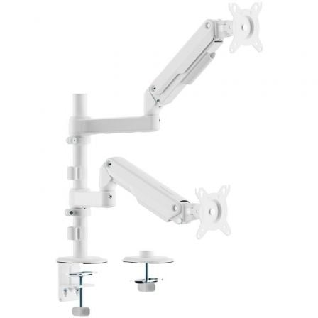 Soporte de Mesa con Contrapeso para 2 Monitores Aisens DT32TSR-441/ Giratorio/ Inclinable/ hasta 9kg - Frikibase