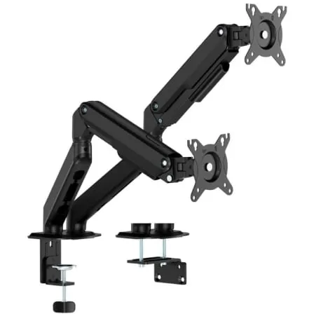 Soporte de Mesa con Contrapeso para 2 Monitores Aisens DT32TSR-451/ Giratorio/ Inclinable/ hasta 9kg - Frikibase