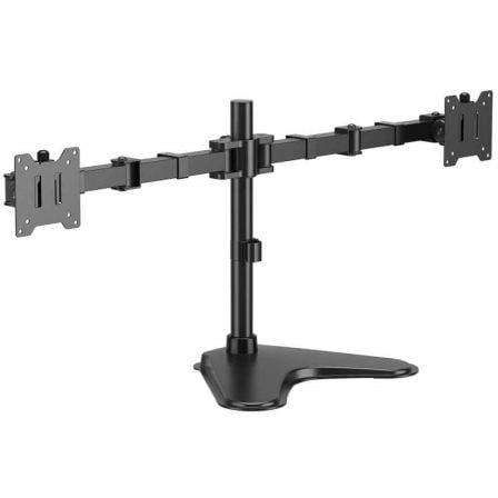 Soporte de Sobremesa para 2 Monitores Aisens DT35TSR-361/ Giratorio/ Inclinable/ hasta 20kg - Frikibase