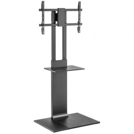 Soporte de Suelo Inclinable/ Giratorio con Bandeja DVD Aisens FT86TSE-399 para TV de 37-86"/ hasta 50kg - Frikibase