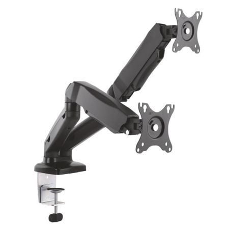 Soporte de Mesa con Contrapeso para 2 Monitores Aisens DT27TSR-045/ Giratorio/ Inclinable/ hasta 9kg - Frikibase