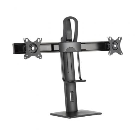 Soporte de Sobremesa con Contrapeso para 2 Monitores Aisens DT27TSR-065/ Giratorio/ Inclinable/ hasta 6kg - Frikibase