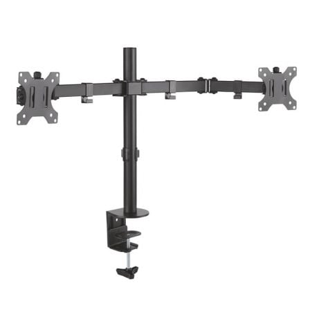 Soporte de Mesa para 2 Monitores Aisens DT32TSR-041/ Giratorio/ Inclinable/ hasta 8kg - Frikibase