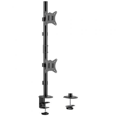Soporte de Mesa para 2 Monitores o TV Aisens DT32TSR-229/ Giratorio/ Inclinable/ hasta 9kg - Frikibase