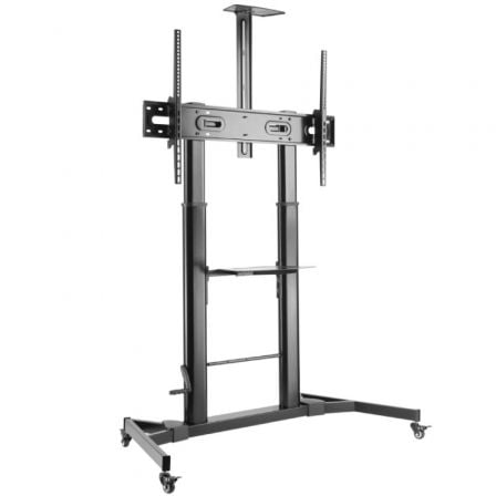 Soporte de Suelo Inclinable con Ruedas y Manivela Aisens FT100TE-171 para TV 60-100"/ hasta 100kg - Frikibase