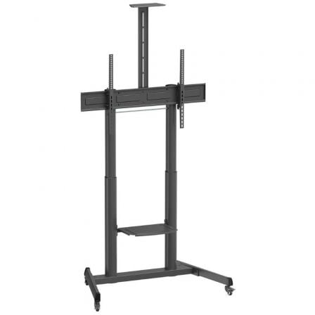 Soporte de Suelo Inclinable con Ruedas y Manivela Aisens FT100TE-403 para TV 60-100"/ hasta 100kg - Frikibase