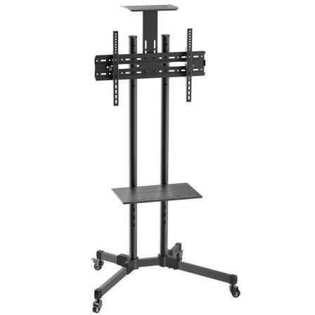Soporte de Suelo Inclinable con Ruedas Aisens FT70TE-035 para TV de 37-70"/ hasta 50kg - Frikibase