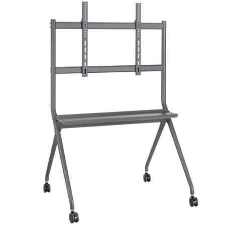 Soporte de Suelo con Ruedas Aisens FT86FE-143 para TV o Pantalla Interactiva 50"-86"/ hasta 120kg - Frikibase